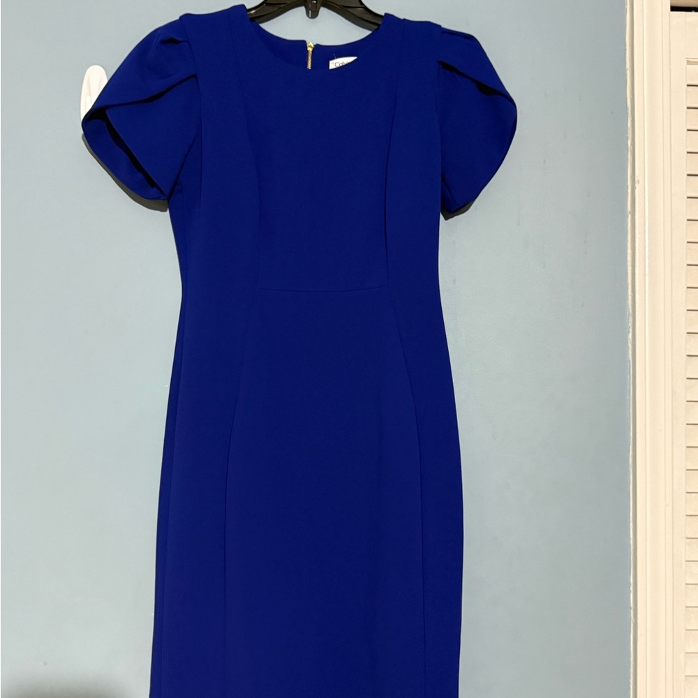 Calvin Klein Royal Blue Midi Dress - Picture 7 of 16
